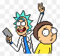 Pixilart - Rick And Morty Pixel Art Emoji