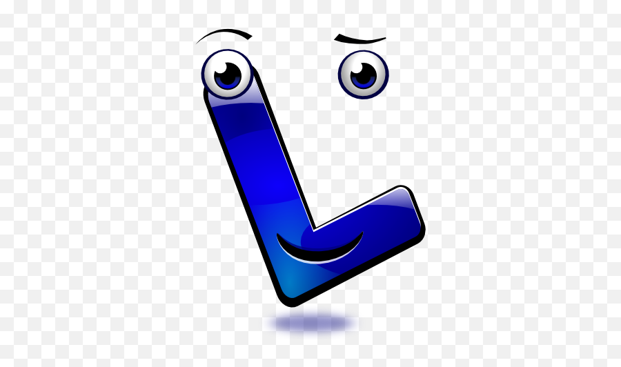 Smiley Alphabet - Smiley L Emoji,Alphabet Emoticons