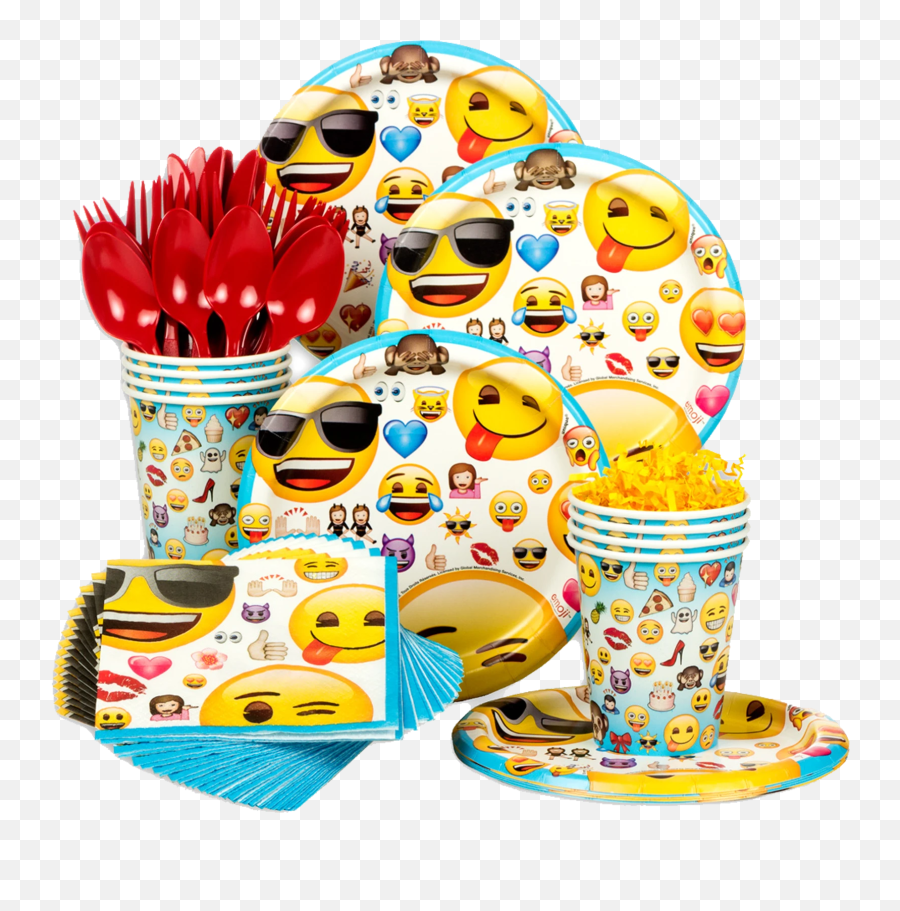 Party Tableware - Emoji Birthday Items,Red Stapler Emoji