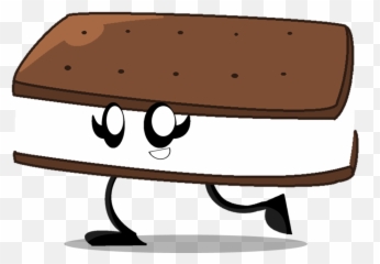 Icecream Clipart Object - Cream Sandwich Cartoon Emoji