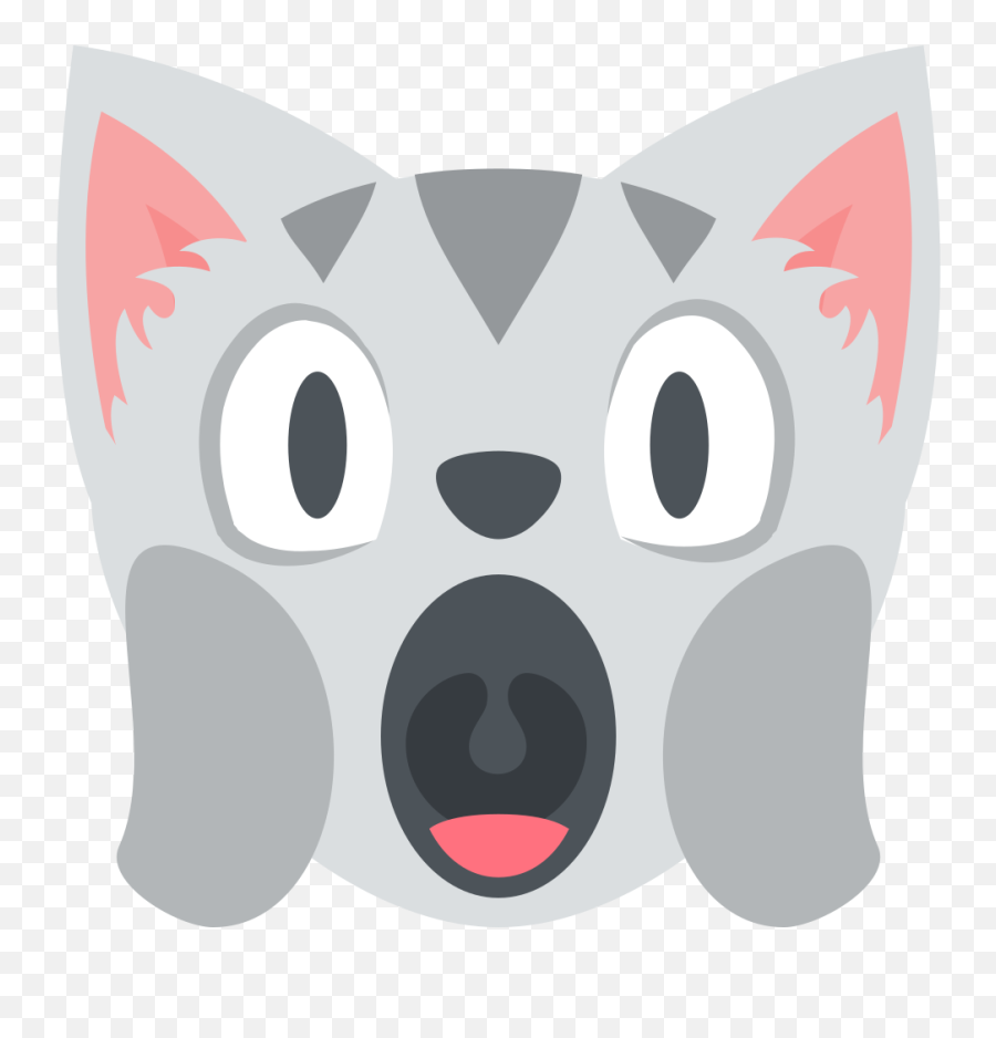 Emojione 1f640 - Cartoon Cat Face Open Mouth Emoji,Eye Emoji