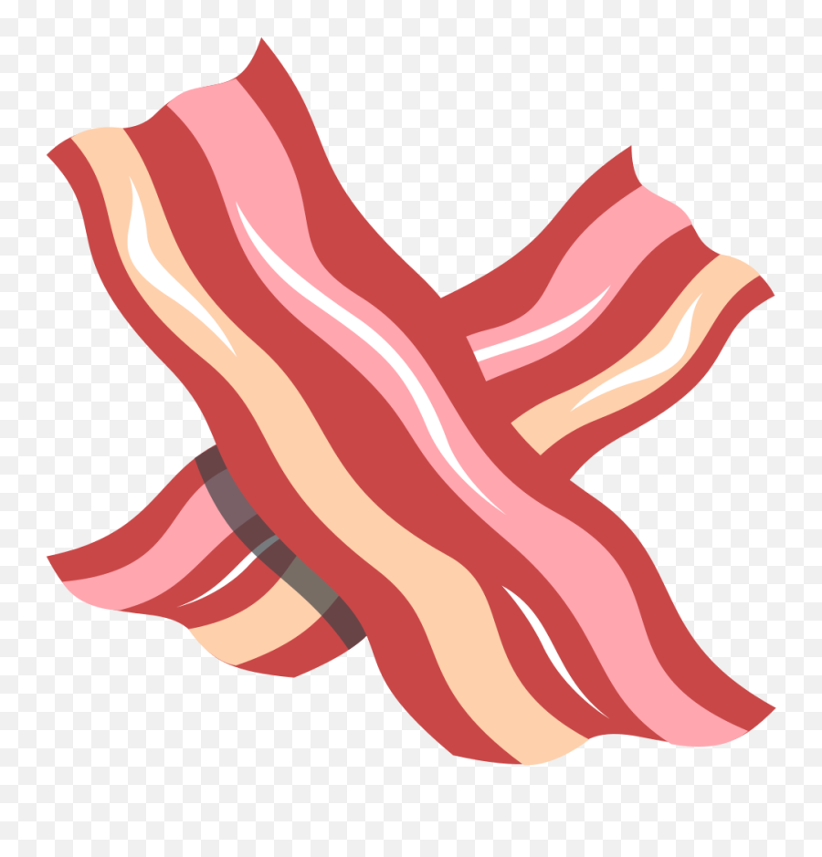 Emojione 1f953 - Bacon Clipart Transparent Background Emoji,Red B Emoji