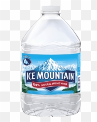 Ice Mountain Water Bottle Emoji,Bottled Water Emoji