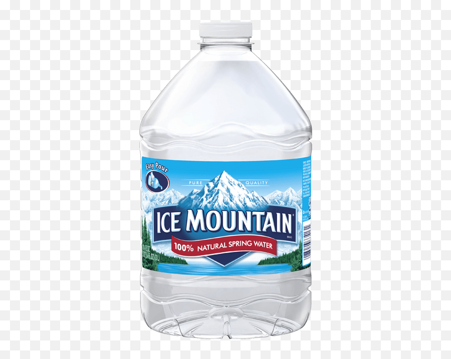 Ice Mountain Water Bottle Emoji,Bottled Water Emoji