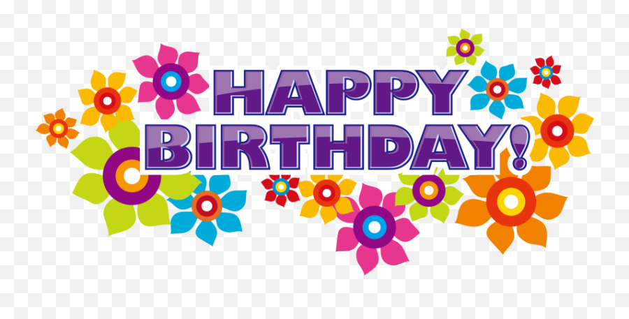 Happy Birthday Png Download - Happy Birthday Words Png Emoji,Happy Birthday Emoji Free