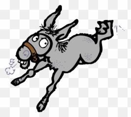 Donkey Clipart Gif - Mule Black And White Donkey Clip Art Emoji,Jackass Emoji