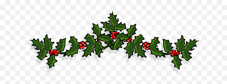 Free Holly Christmas Vectors - Christmas Holly Clipart Emoji,Holly Emoji