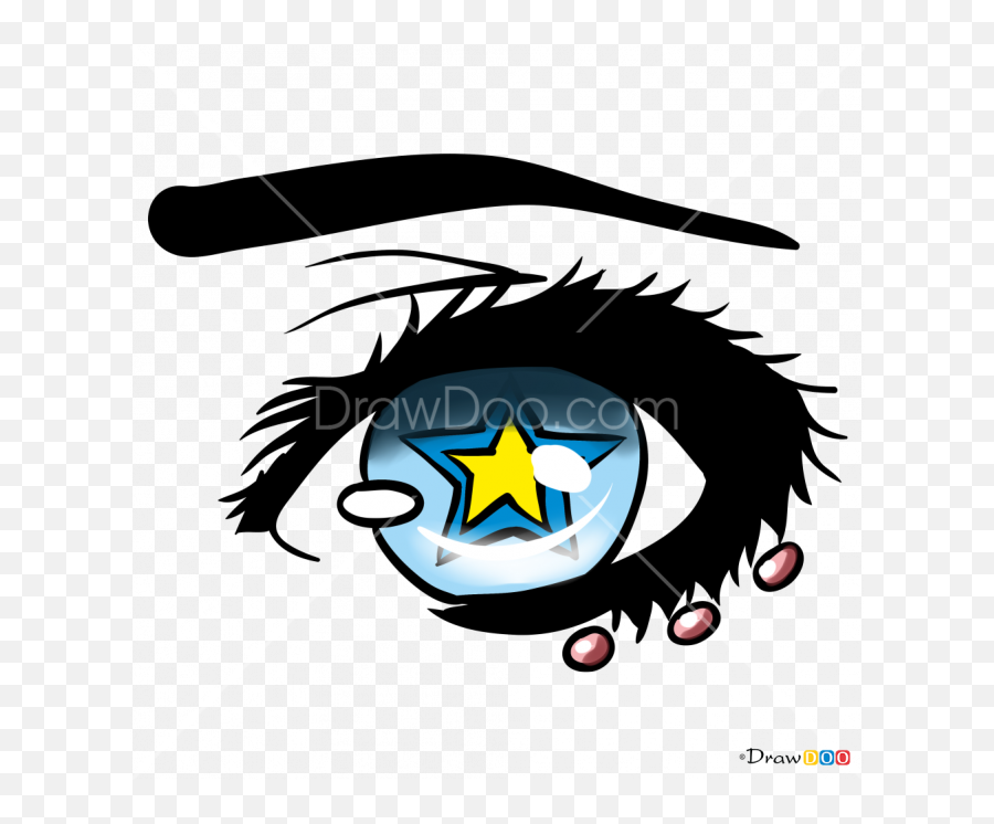 How To Draw Star Eye - Draw A Star Eye Emoji,Star Eyes Emoji