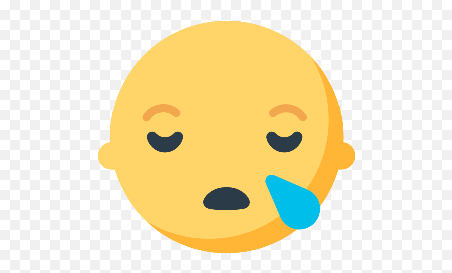 Sleepy Face Emoji For Facebook Email Sms - Emoji,Rolled Eyes Emoji