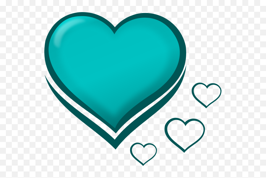 Free Teal Heart Cliparts Download Free - Drawing Easy Small Heart Emoji,Teal Heart Emoji