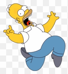 Simpson Png And Vectors For Free Download - Dlpngcom Homer Simpson Running Png Emoji,Simpson Emoji