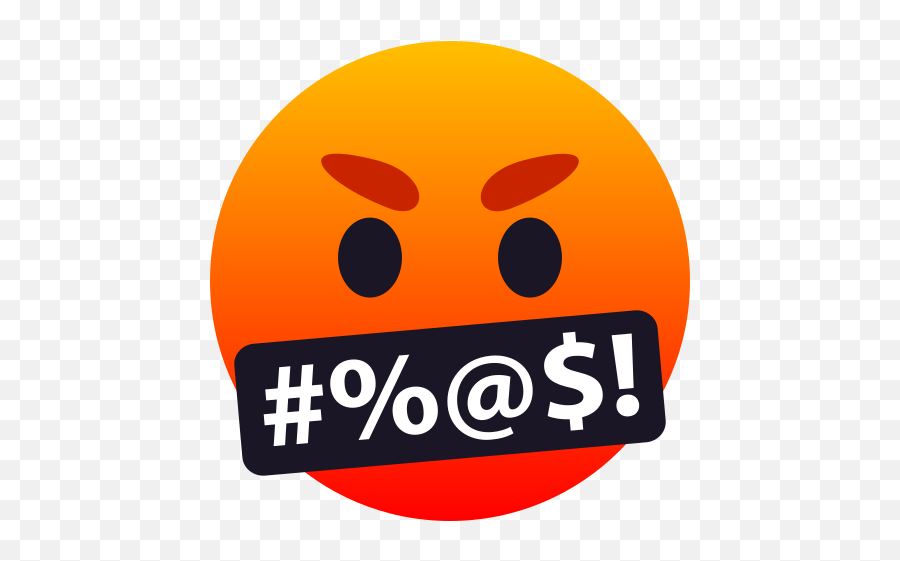 Emoji Face That Insults Big Words - Happy,Emoji Symbols