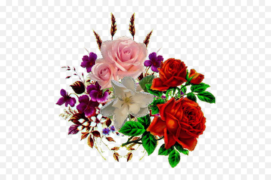 The Bouquet Stickers For Android Ios - Imagenes Gif De Flores Emoji,Bouquet Of Flowers Emoji