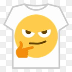 Sinister Think Emoji - Roblox Pikachu Shirt