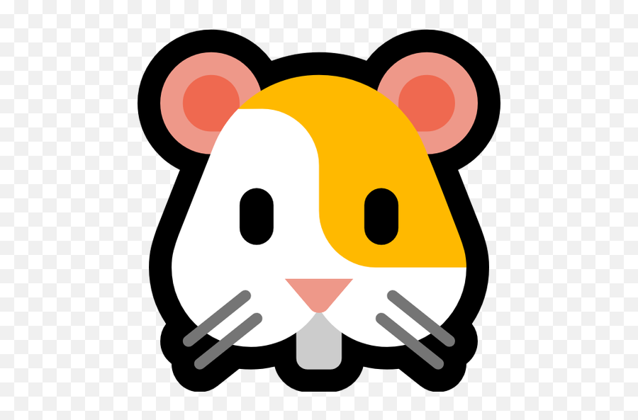 Emoji Image Resource Download - Cartoon Hamster Face,Hamster Face Emoji