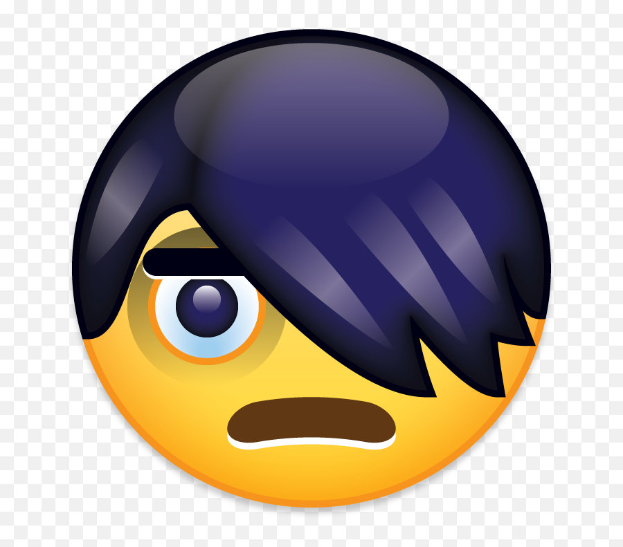 Emoji Jason Morgado Art - Boy Flipping Hair Emoji,Emo Emoji