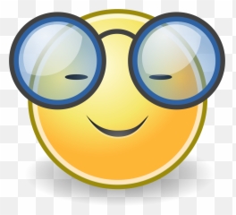 Nerd Smiley - Face With Goggles Emoji