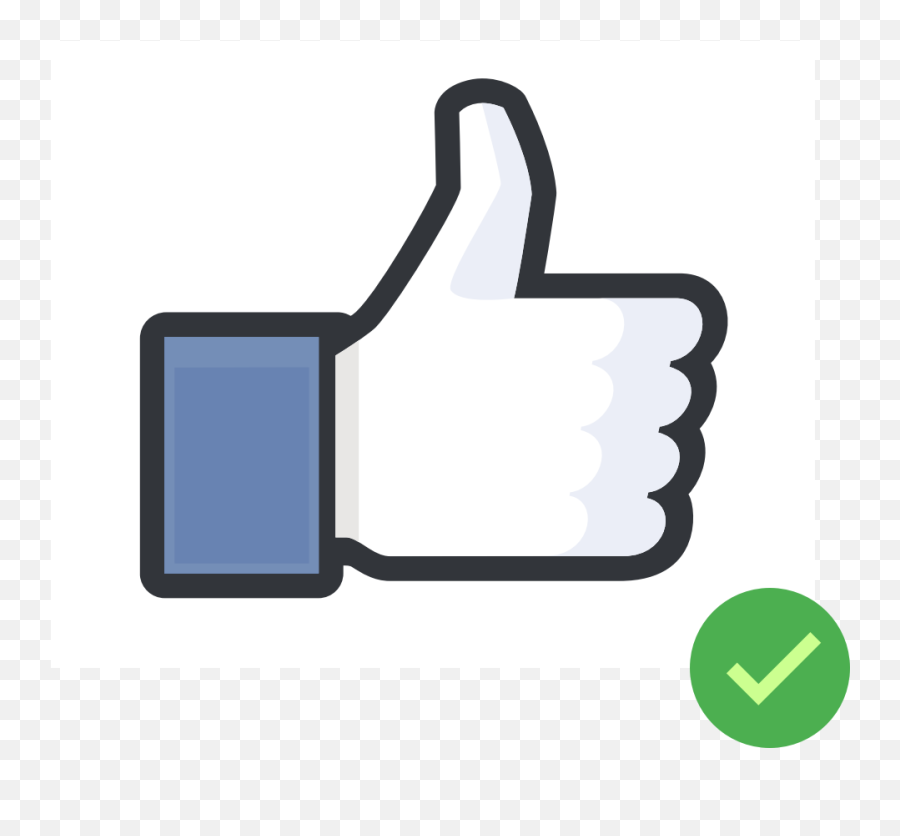 Facebook Like Thumbs Up Icon - Facebook Like Icon Emoji,Thumbs Down Emoji Facebook