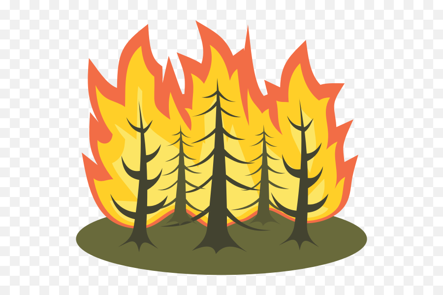 Forest Fire - Forest Fire Clipart Emoji,Four Leaf Clover Emoji