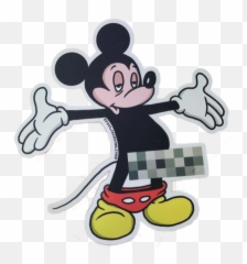 Stickergang Naughty Mickey Mouse Flasher Pants Down Loo - Mickey Mouse No Pants Emoji,Mickey Mouse Emoji