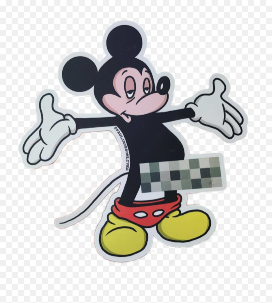 Stickergang Naughty Mickey Mouse Flasher Pants Down Loo - Mickey Mouse No Pants Emoji,Mickey Mouse Emoji