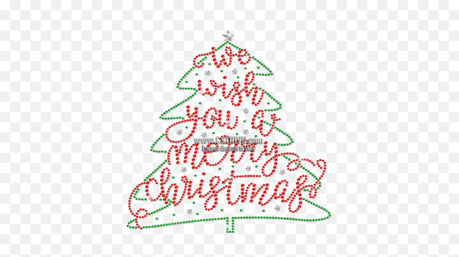 Custom Christmas Tree We Wish You A - Christmas Tree Emoji,Merry Christmas Emoji Art