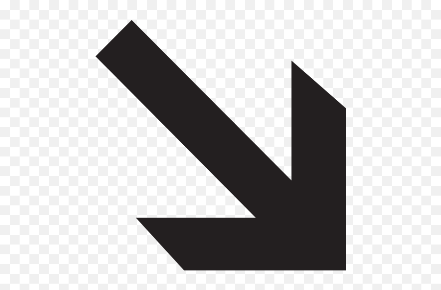 South East Arrow Emoji For Facebook Email Sms - Arrow Down Right Icon,Arrow Emojis