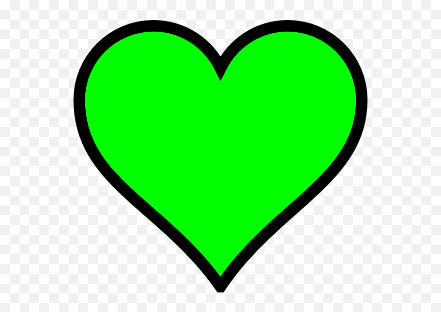 Green Heart Clipart - Green Heart Clipart Emoji,Green Heart Emoji Png