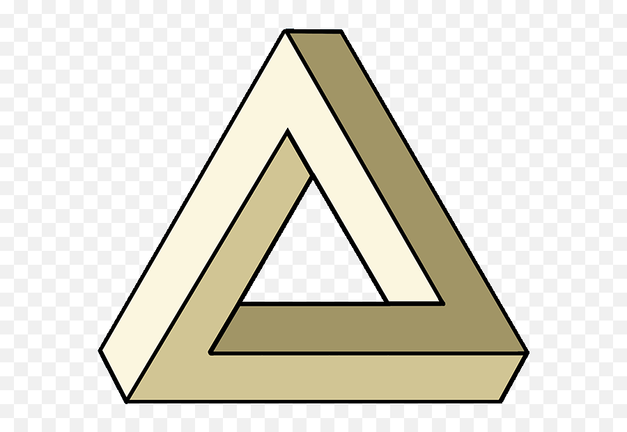 How To Draw The Impossible Triangle - Impossible Triangle Drawing Emoji,Illuminati Triangle Emoji
