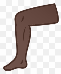 Leg Emoji With Dark Skin Tone Meaning - Riding Boot