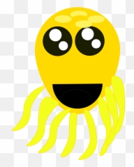 Octopus Smiley Animal Organism Line - Emoji