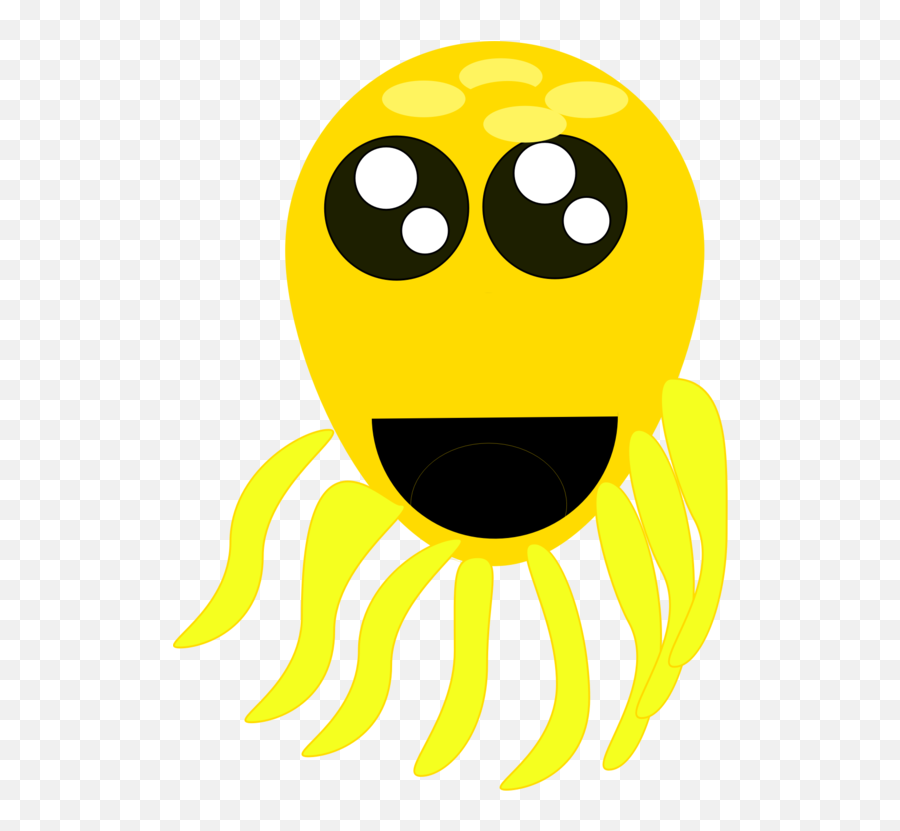 Octopus Smiley Animal Organism Line - Smiley Emoji,Bulldog Emoticon