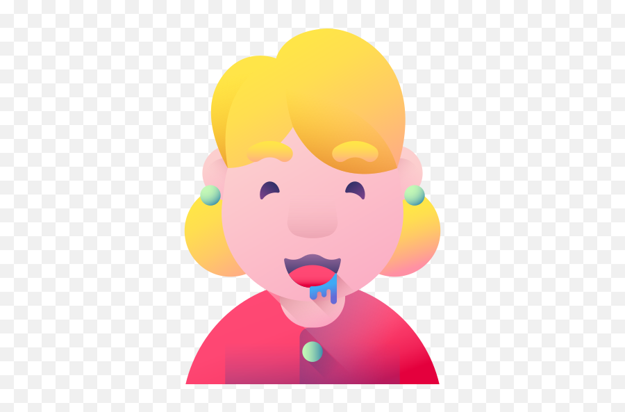 Drooling - Cartoon Emoji,Drooling Japanese Emoji