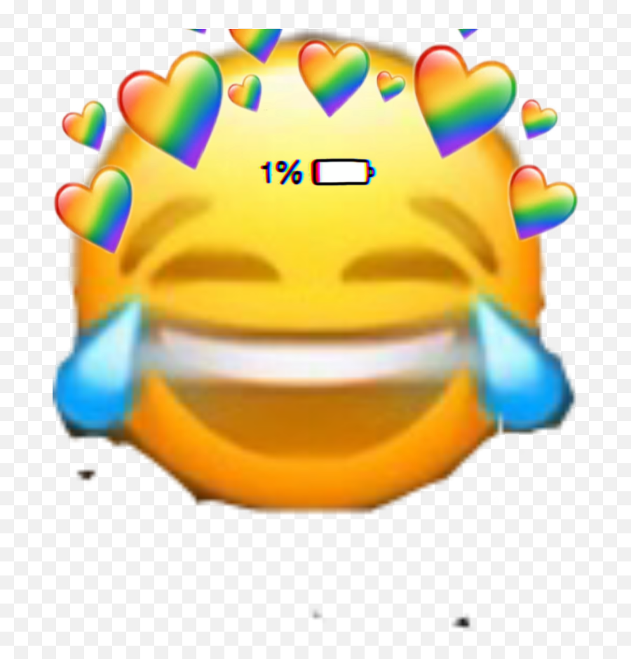 Emoji Rainbow Dying - Emoji Coeur Picsart,Dying Emoji