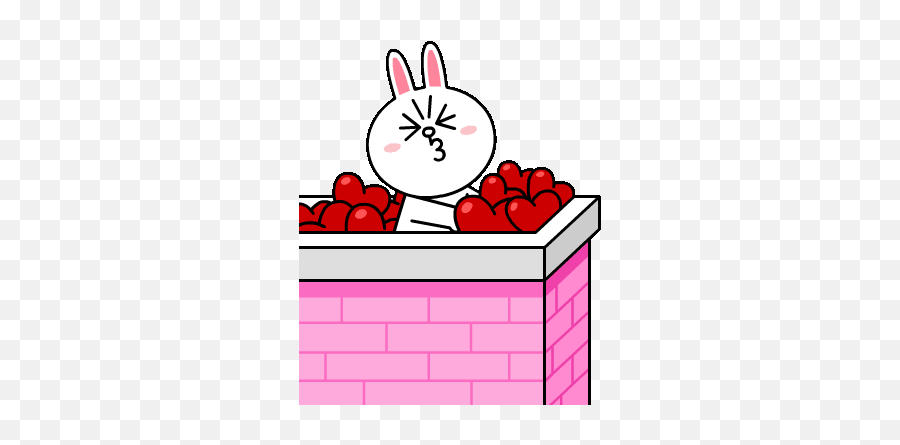 Pin By Lyn On Valentines Heart Gif Cute Love Gif Love Gif - Love Brown Cony Gif Emoji,Hug Emoji Gif