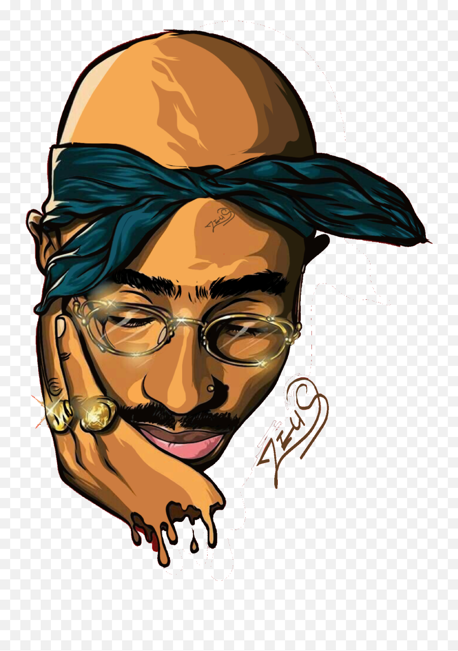 9 Tupac Shakur Clipart Rapper Free Clip - Tupac Shakur Art Emoji,Rap Emoji