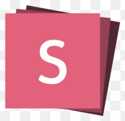 About Us Press - Pink Google Slides Logo Emoji