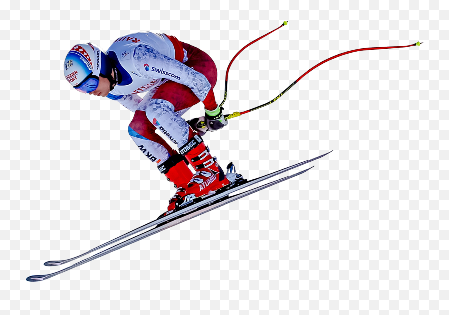 Skier Vector Ski Racer - Downhill Transparent Cartoon Transparent Alpine Skiing Png Emoji,Jet Ski Emoji