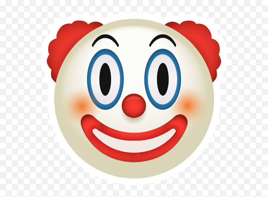 Red Dead Redemption 2 Round Sticker - Clown Emoji,Mischief Emoji