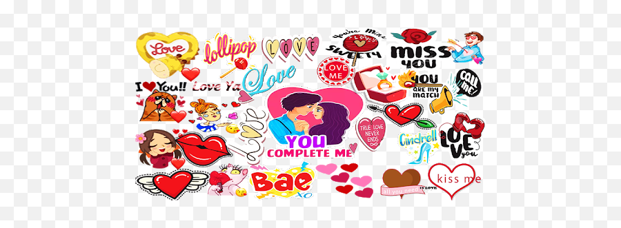 Descargar Pegatinas De Amor Para Whatsapp Wastickerapps Para - Clip Art Emoji,Emoticones De Amor Para Whatsapp