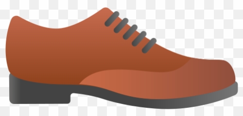 Mans Shoe Emoji - Round Toe,Shoe Emoji