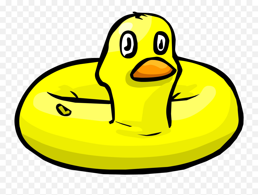 Inflatable Duck - Club Penguin Rubber Duck Emoji,Rubber Duck Emoji