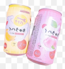 soda japanese banana peach Sticker by - Citrus Emoji