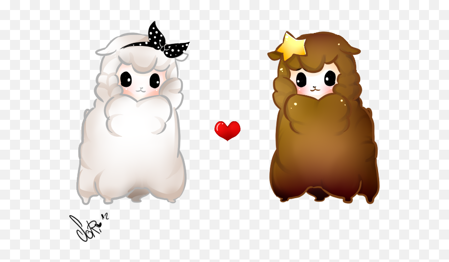 Transparent Background Cartoon Alpaca Emoji,Alpaca Emoji