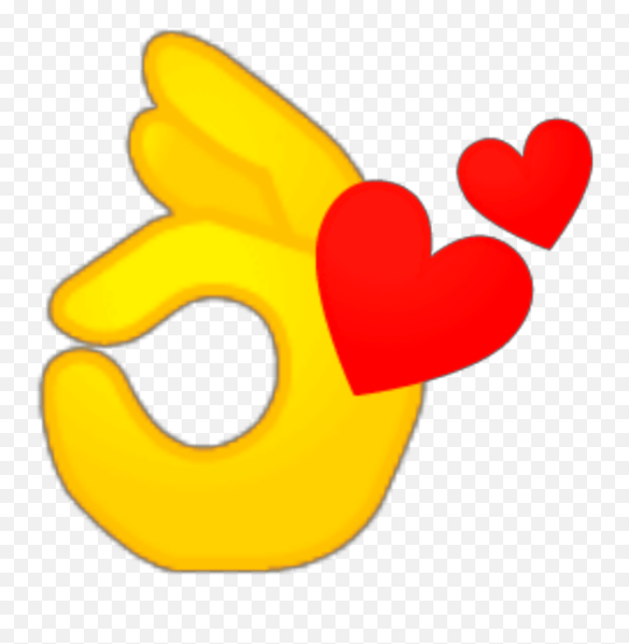 Emoji Ok Love Sticker By Clyde Dante Mason - Happy,Ok Emoji Transparent Background