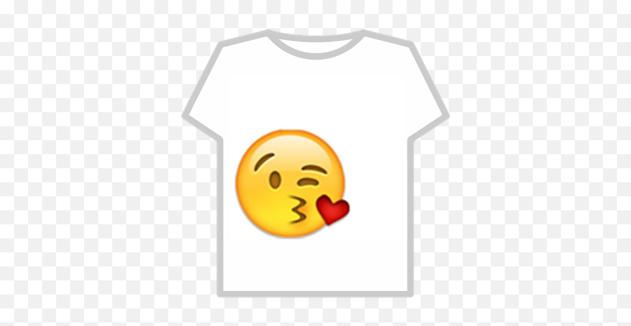 Kissy Emoji - Roblox Emoji T Shirt,Kissy Emoji