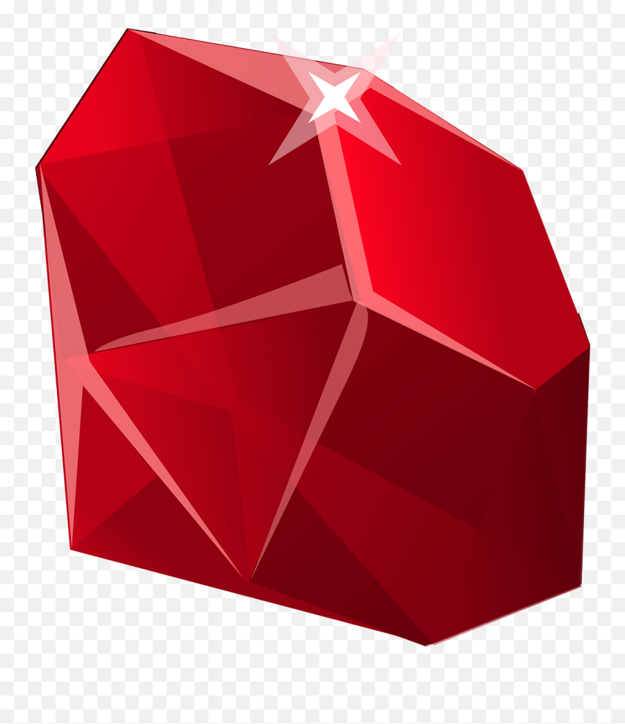 Red Gems Ruby Stones Minerals - Mineral Clipart Png Emoji,Fire Hydrant Emoji