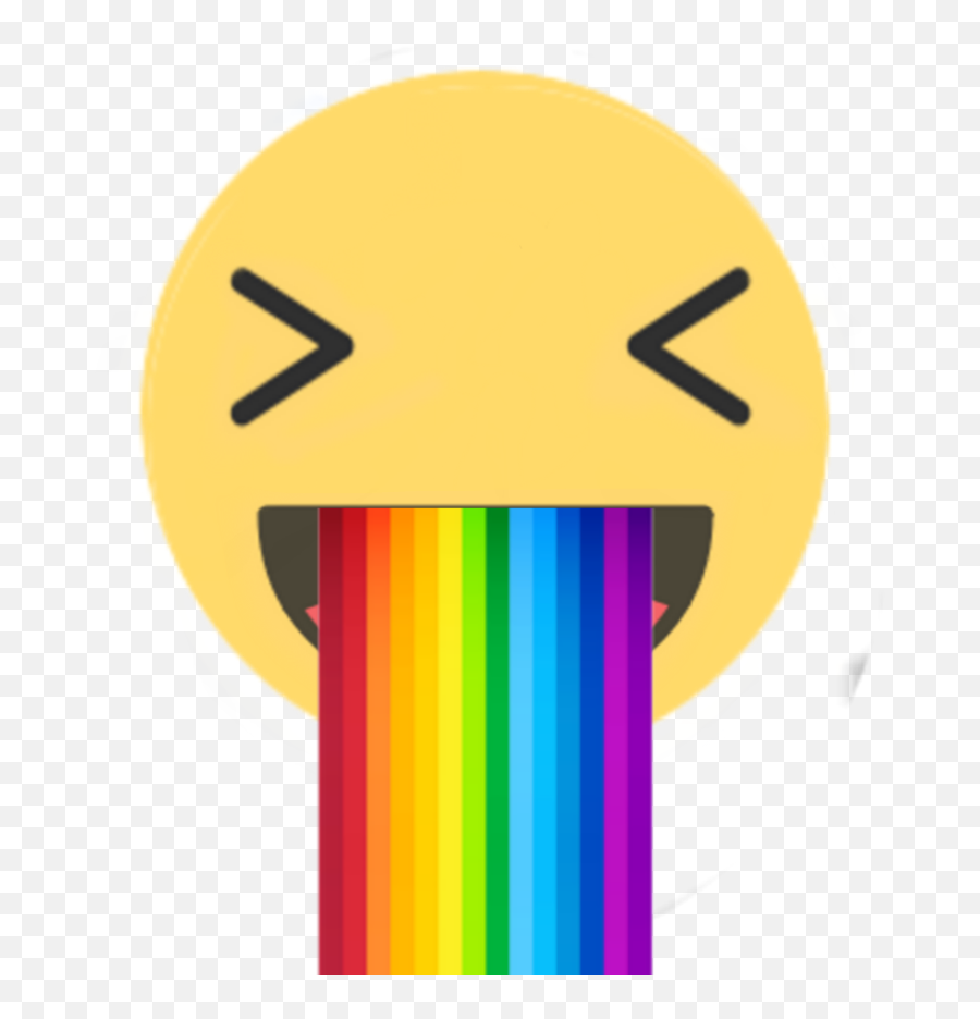 Rainbow Emoji Rainbowemoji - Circle,Rainbow Emoji