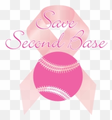 Second Base Softball Tourney - Breast Cancer Softball Tournament Name Emoji,Boobies Emoji