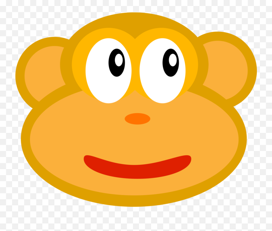 Eye Snout Facial Expression Png Clipart - Yellow Baboon Cartoon Png Emoji,Ape Emoji